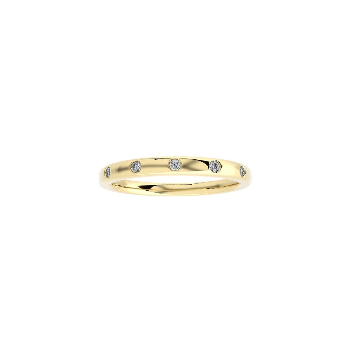 Yellow Gold Diamomd Band