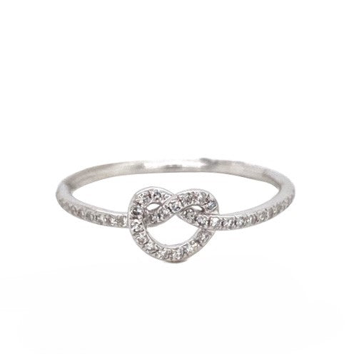 Diamond Knot Ring