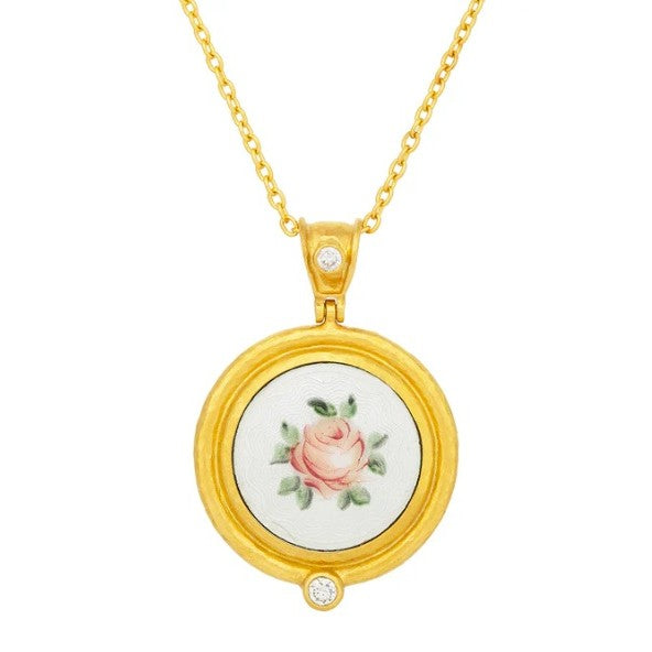 Gurhan Antiquities Gold Guilloche Pendant