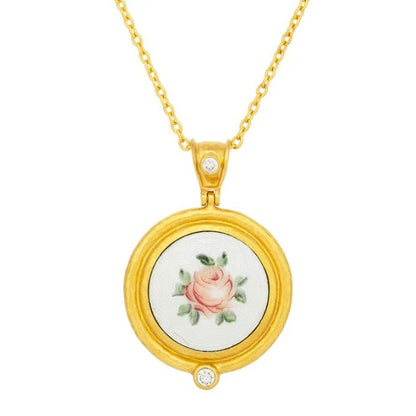 Gurhan Antiquities Gold Guilloche Pendant