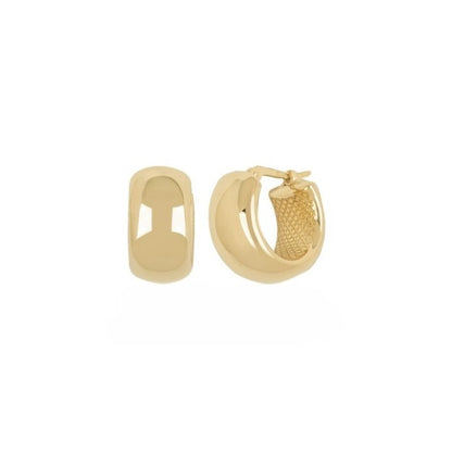 Yellow Gold Hoop Earrings