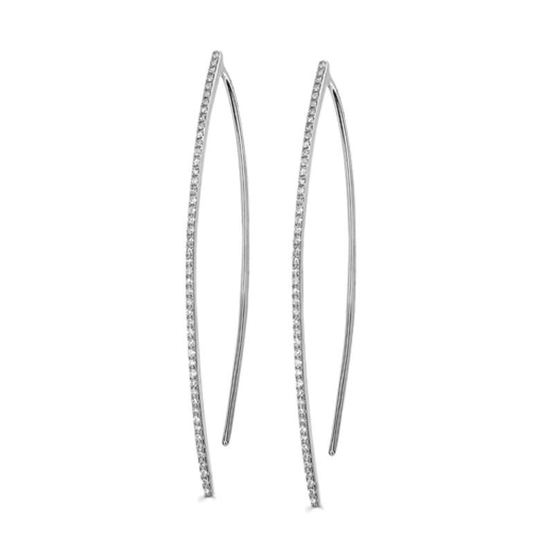 Diamond Hoop Earrings