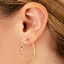Yellow Gold Hoop Earrings