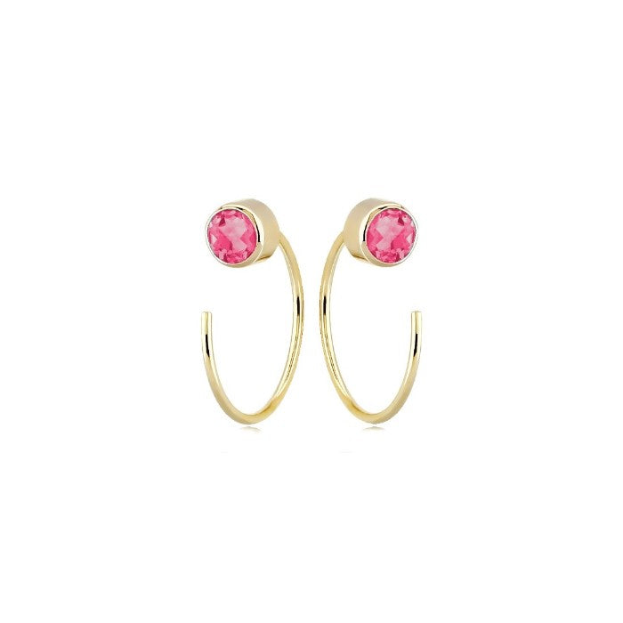 Yellow Gold Hoop Earrings