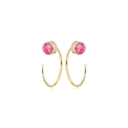 Yellow Gold Hoop Earrings