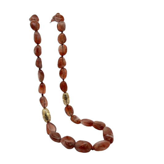 Ray Griffiths Sunstone & Crownwork® Bead Necklace