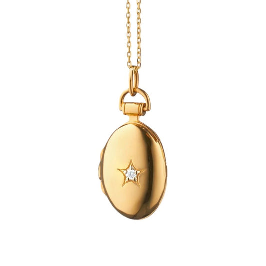 Monica Rich Kosann Gold Locket Pendant