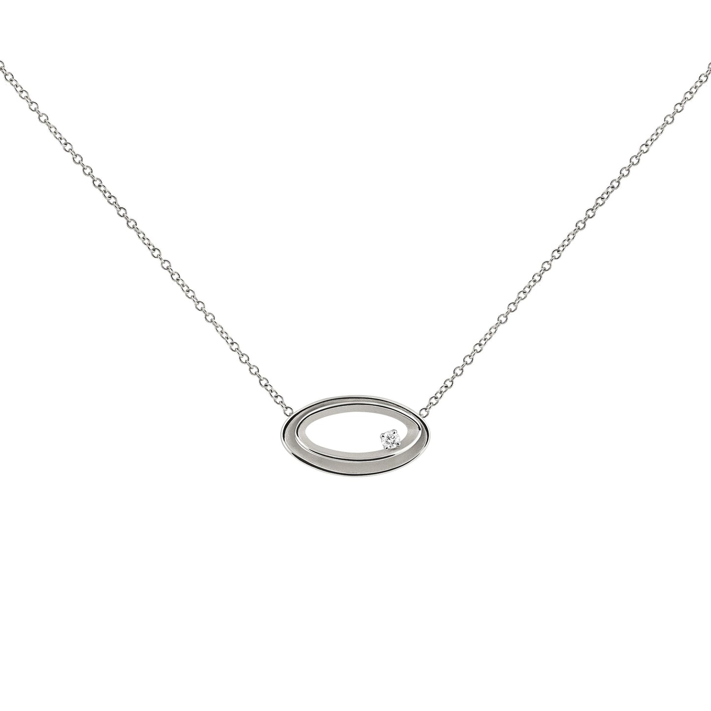 White Gold and Diamond Pendant