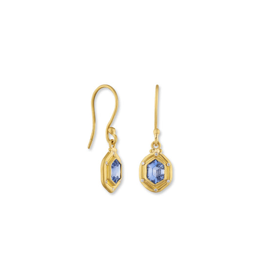 Lika Behar Sapphire & Diamond Drop Earrings