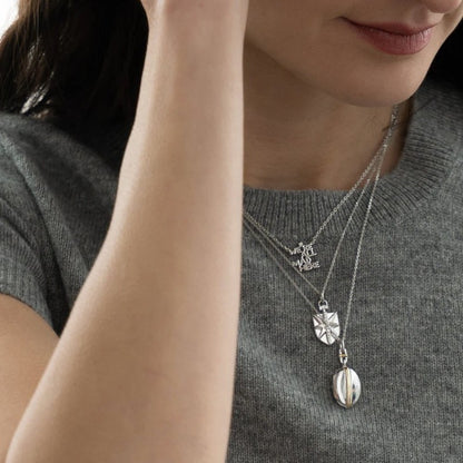 Monica Rich Kosann Sterling Silver "Fearless" Pendant