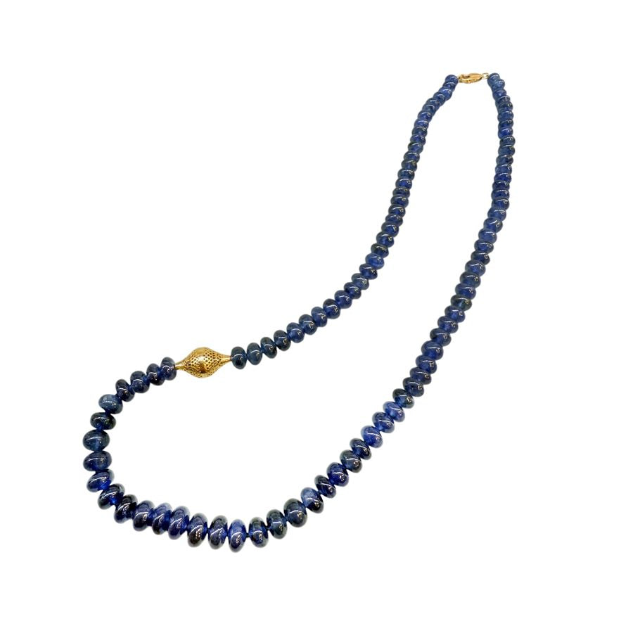 Ray Griffiths Blue Sapphire & Crownwork® Bead Necklace