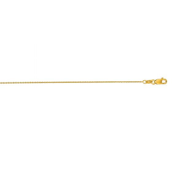 Yellow Gold Cable Chain