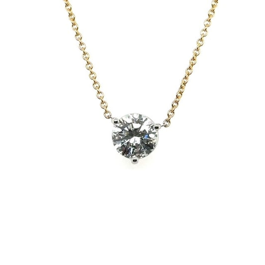 Round Diamond Pendant