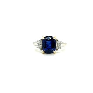 Sapphire & Diamond Ring