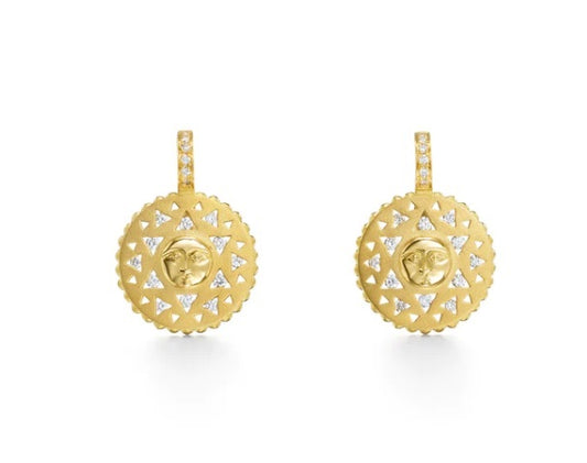 Temple St. Clair Orbit Sun Earrings
