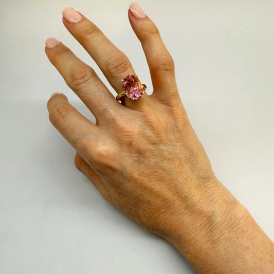 Ray Griffths Pink Topaz Ring