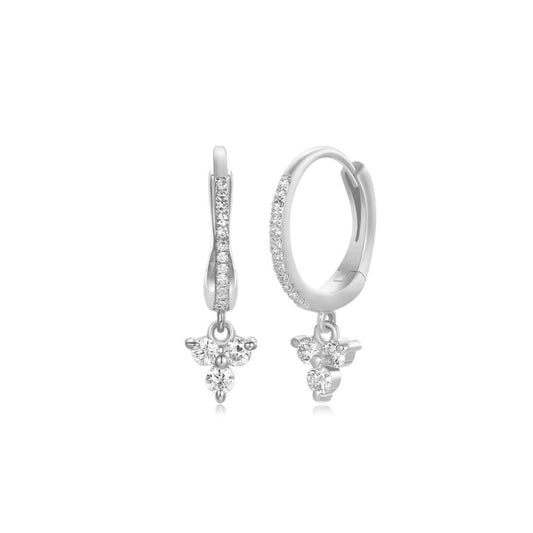 Diamond Hoop Earrings