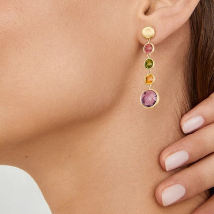 Marco Bicego Jaipur Color Multi Stone Drop Earrings