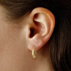Yellow Gold Hoop Earrings