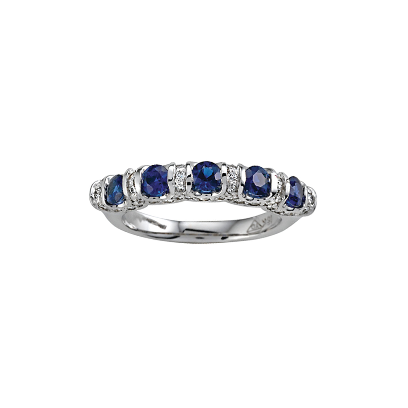 Diamond and Sapphire Band