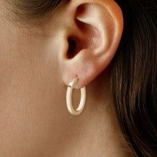 Yellow Gold Hoop Earrings