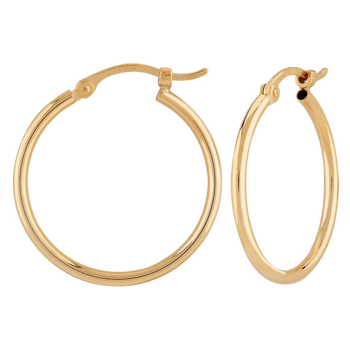 Yellow Gold Hoop Earrings