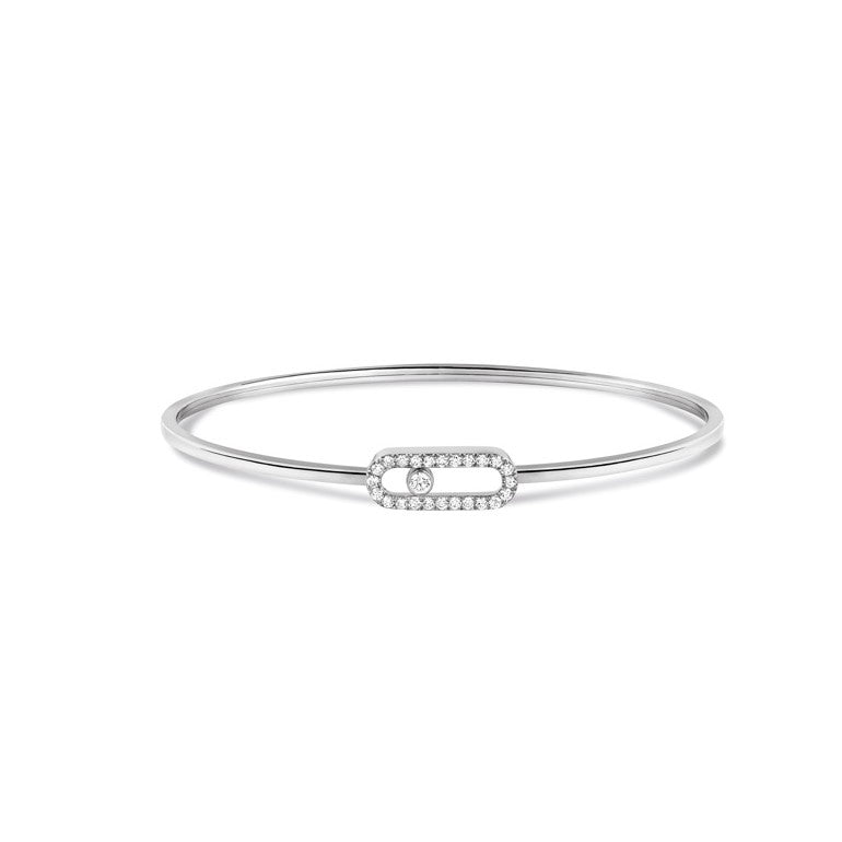 Messika Move Uno Pave Diamond Flex Bangle