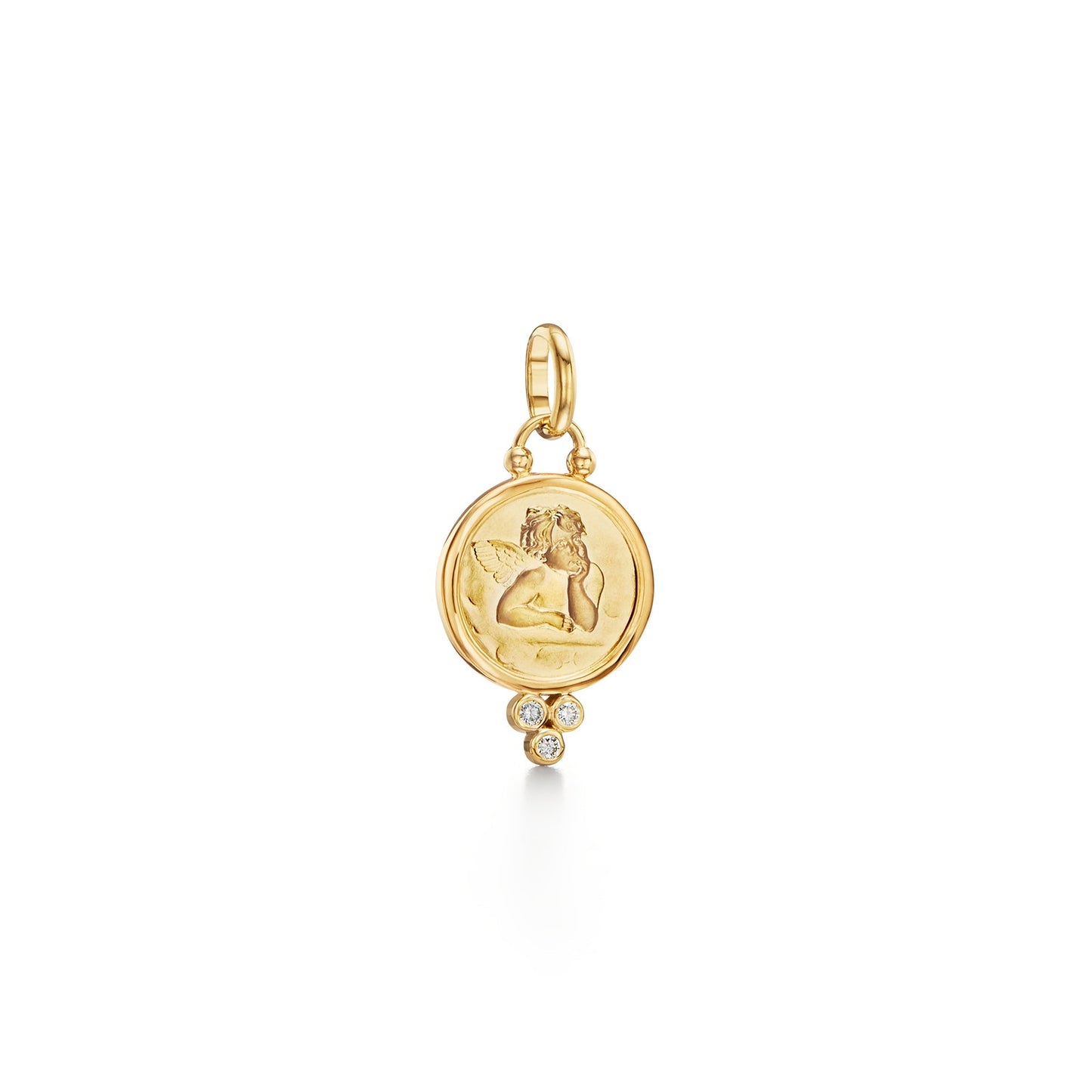 Temple St. Clair Diamond Angel Pendant