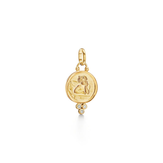 Temple St. Clair Diamond Angel Pendant