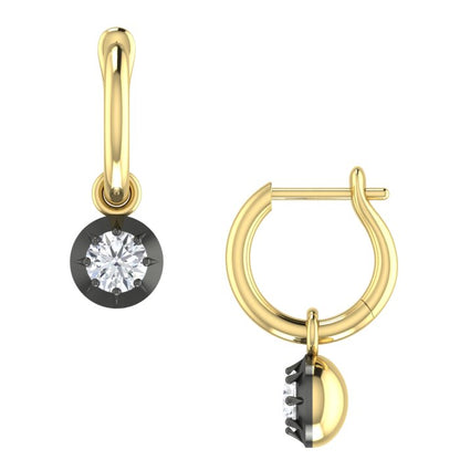 Diamond Hoop Earrings