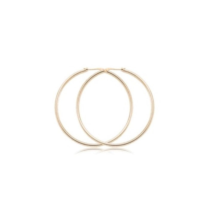 Yellow Gold Hoop Earrings