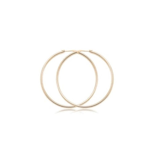 Yellow Gold Hoop Earrings