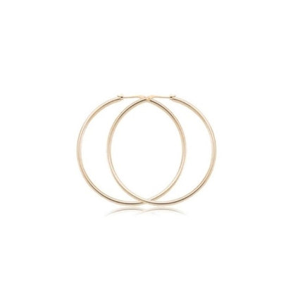 Yellow Gold Hoop Earrings