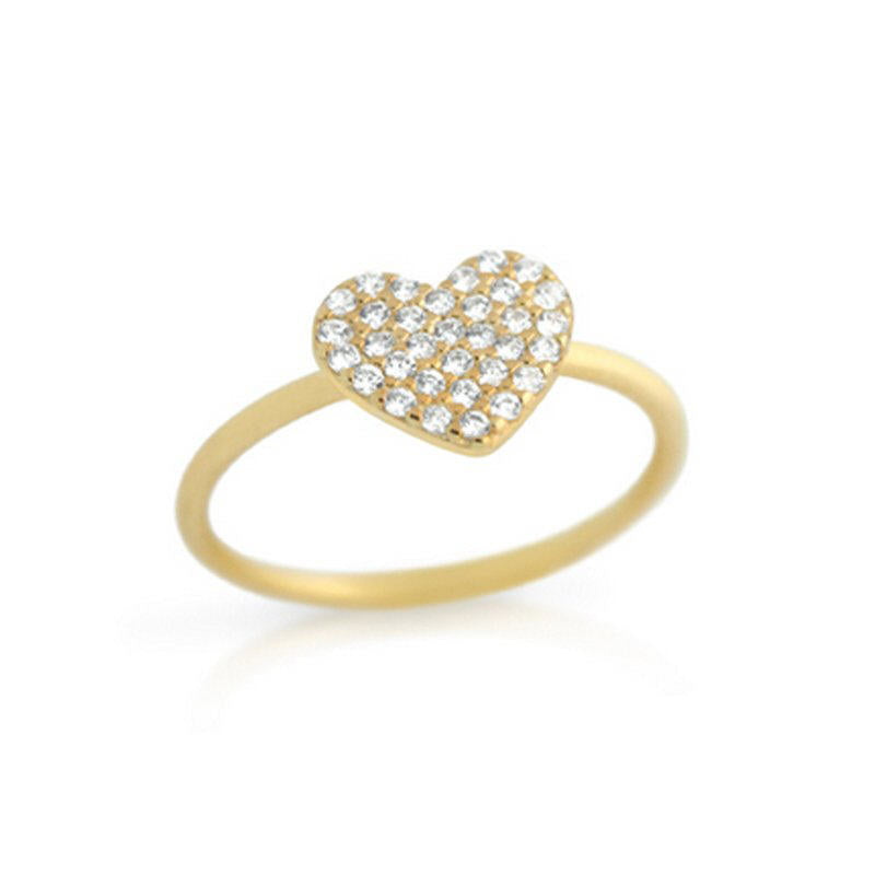 Diamond Heart Ring