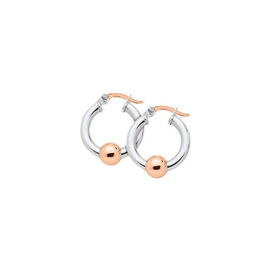 Child's Silver Hoop Earrings