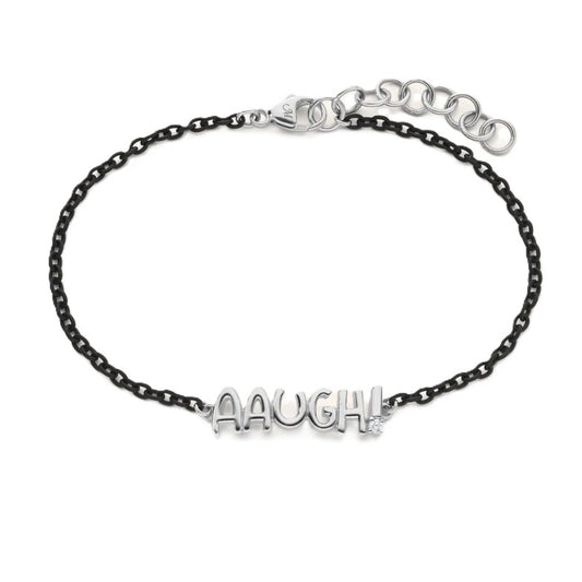 Monica Rich Kosann "Aaugh" Sterling Silver Bracelet