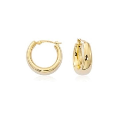 Yellow Gold Hoop Earrings