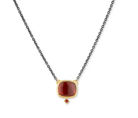 Lika Behar "MARA" Doublet and Diamond Pendant