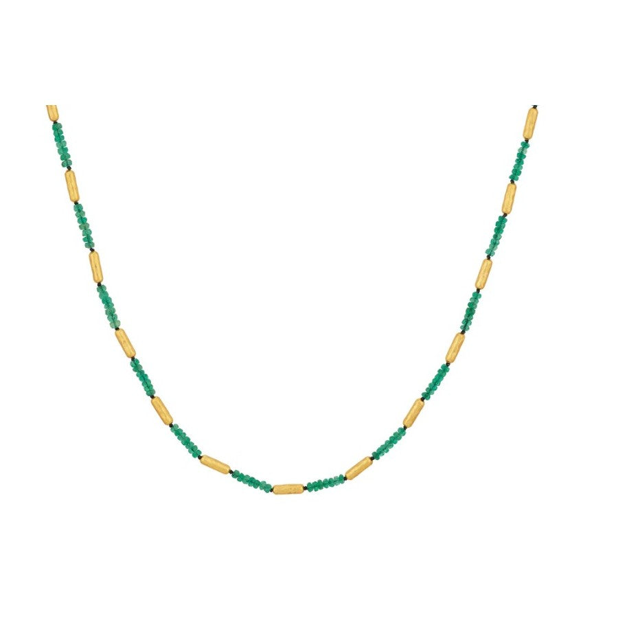 Gurhan Vertigo Emerald Bead Necklace