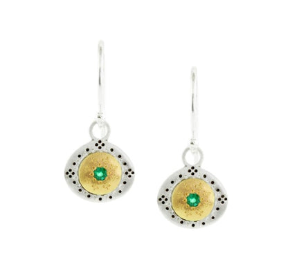 Adel Chefridi Seeds of Harmony Emerald Drop Earrings