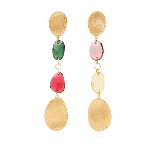 Marco Bicego Lunaria Tourmaline Drop Earrings