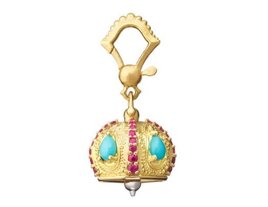 Paul Morelli Raja Turquoise and Diamond Bell