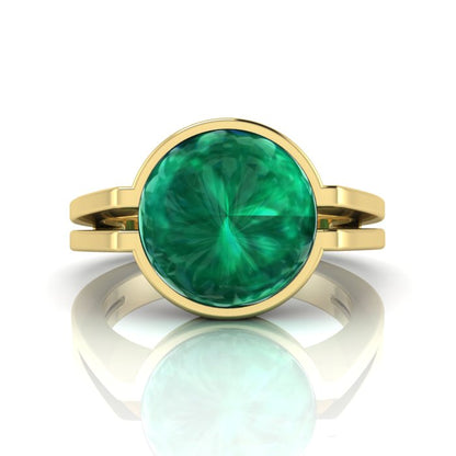 Yellow Gold Emerald Ring