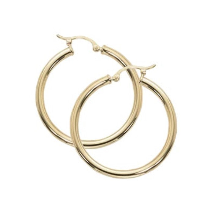 Yellow Gold Hoop Earrings