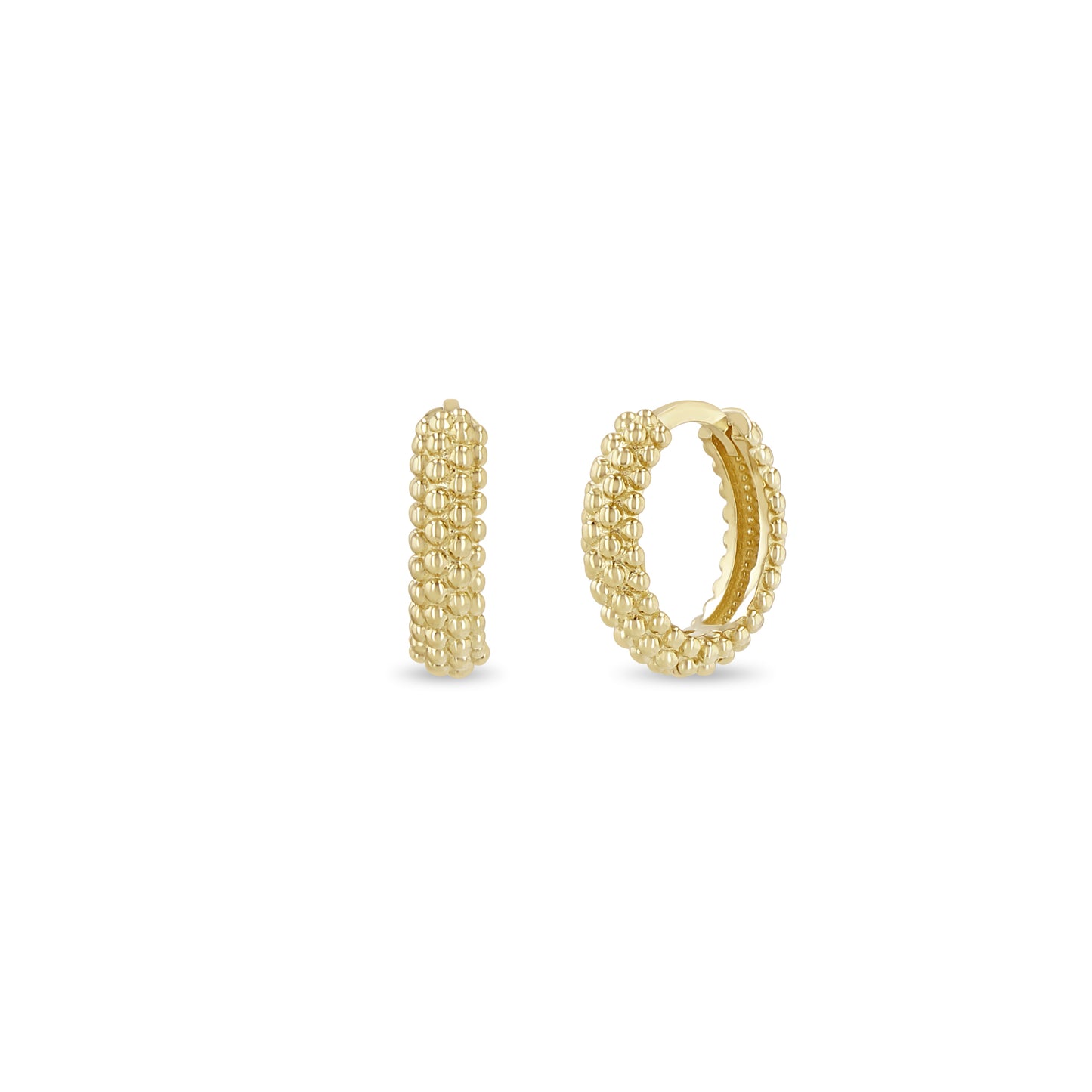 Zoe Chicco Gold Huggie Earrings