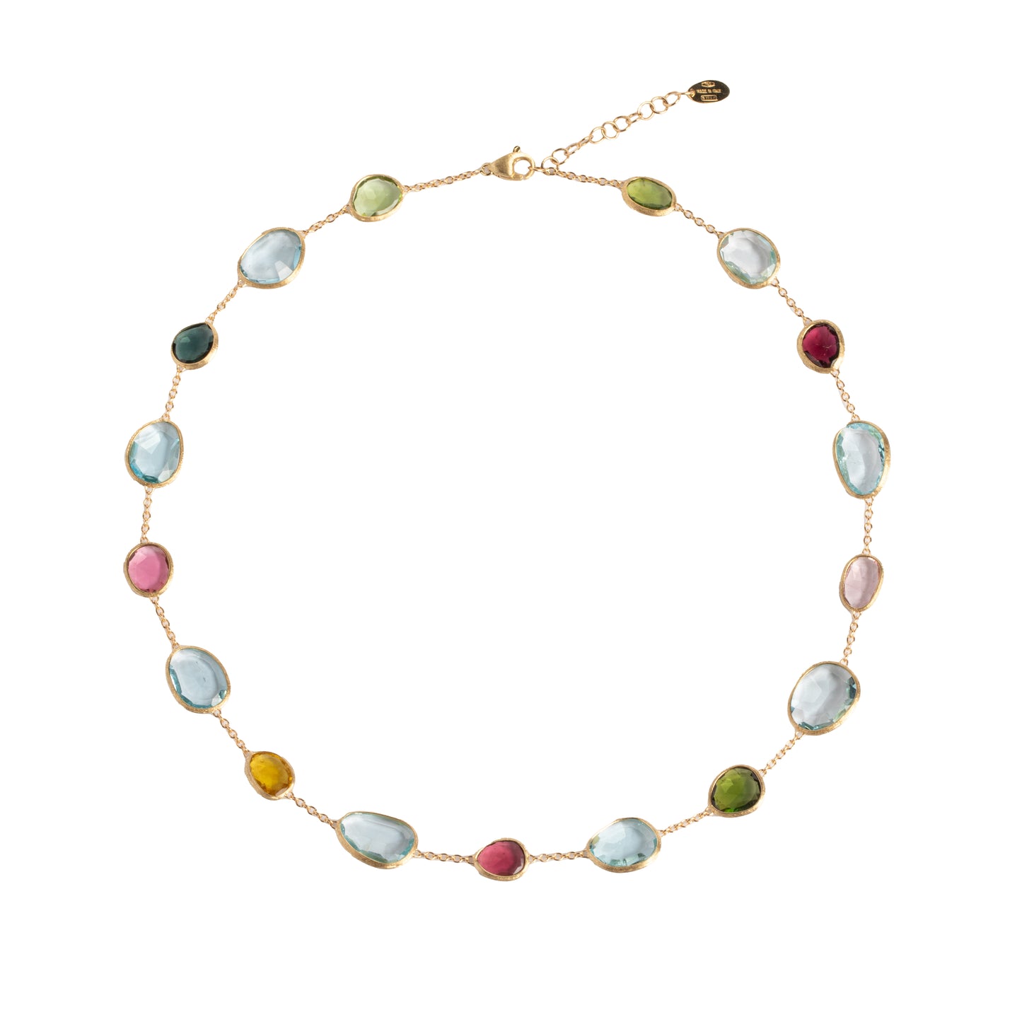 Marco Bicego Unico Tourmaline and Topaz Necklace