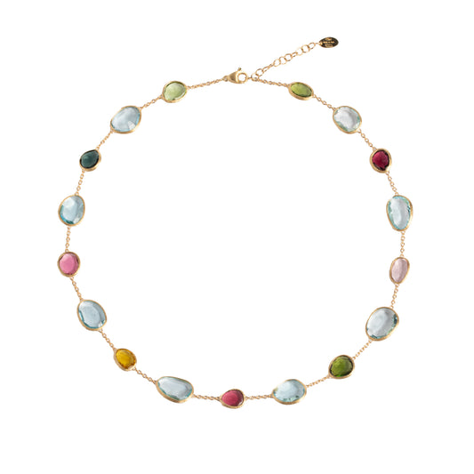 Marco Bicego Unico Tourmaline and Topaz Necklace