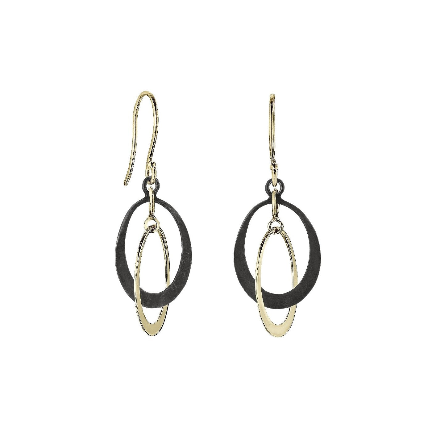 Toby Pomeroy Petite Oval Silver Earrings