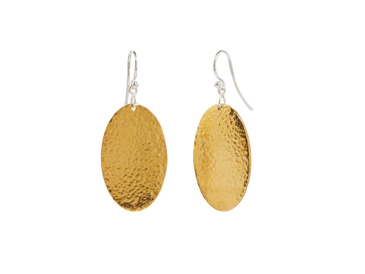 Gurhan Mango Sterling Silver Oval Drop Earrings