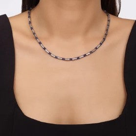 Gurhan Vertigo Sterling Silver and Sapphire Necklace